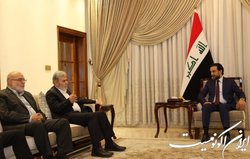دیدار هیئت جهاد اسلامی فلسطین با رئیس پارلمان عراق