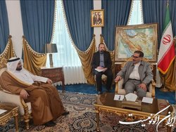 دیدار وزیر مشاور در امور خارجی دولت قطر با دریابان شمخانی