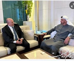 نخست‌وزیر اسبق رژیم صهیونیستی با رئیس امارات در ابوظبی دیدار کرد