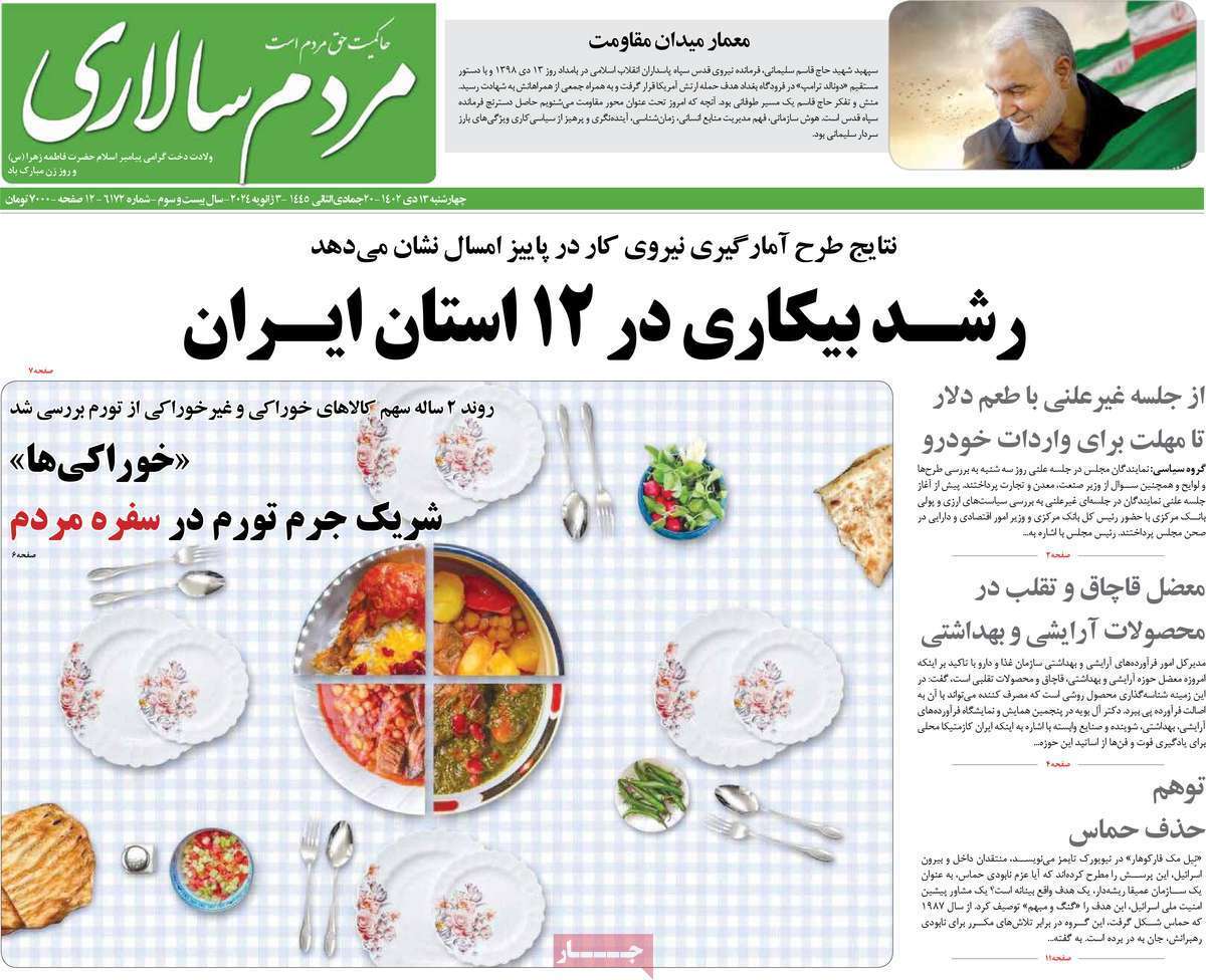 مروری بر سرتیتر روزنامه‌های کشور و مهم‌ترین تیترهای اقتصادی؛ امروز ۱۳ دی ۱۴۰۲