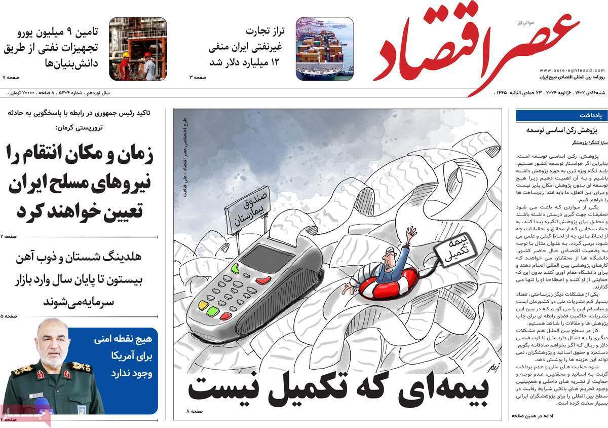 مروری بر سرتیتر روزنامه‌های کشور و مهم‌ترین تیترهای اقتصادی؛ امروز ۱۶ دی ۱۴۰۲