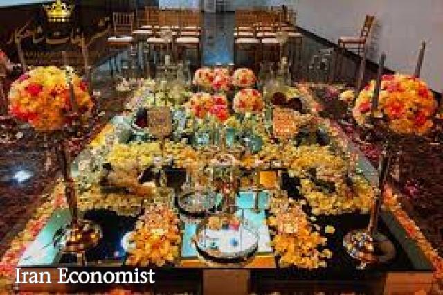نمایشگاه قم/ تشریفات سفره عقد و گل آرایی