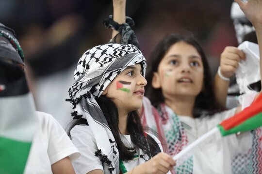 حجاب هواداران زن فلسطین در بازی های آسیایی را ببینید | تصاویر