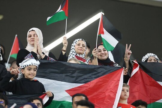 حجاب هواداران زن فلسطین در بازی های آسیایی را ببینید | تصاویر