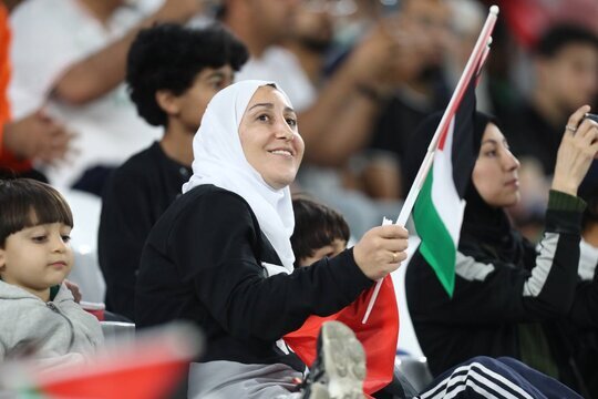 حجاب هواداران زن فلسطین در بازی های آسیایی را ببینید | تصاویر