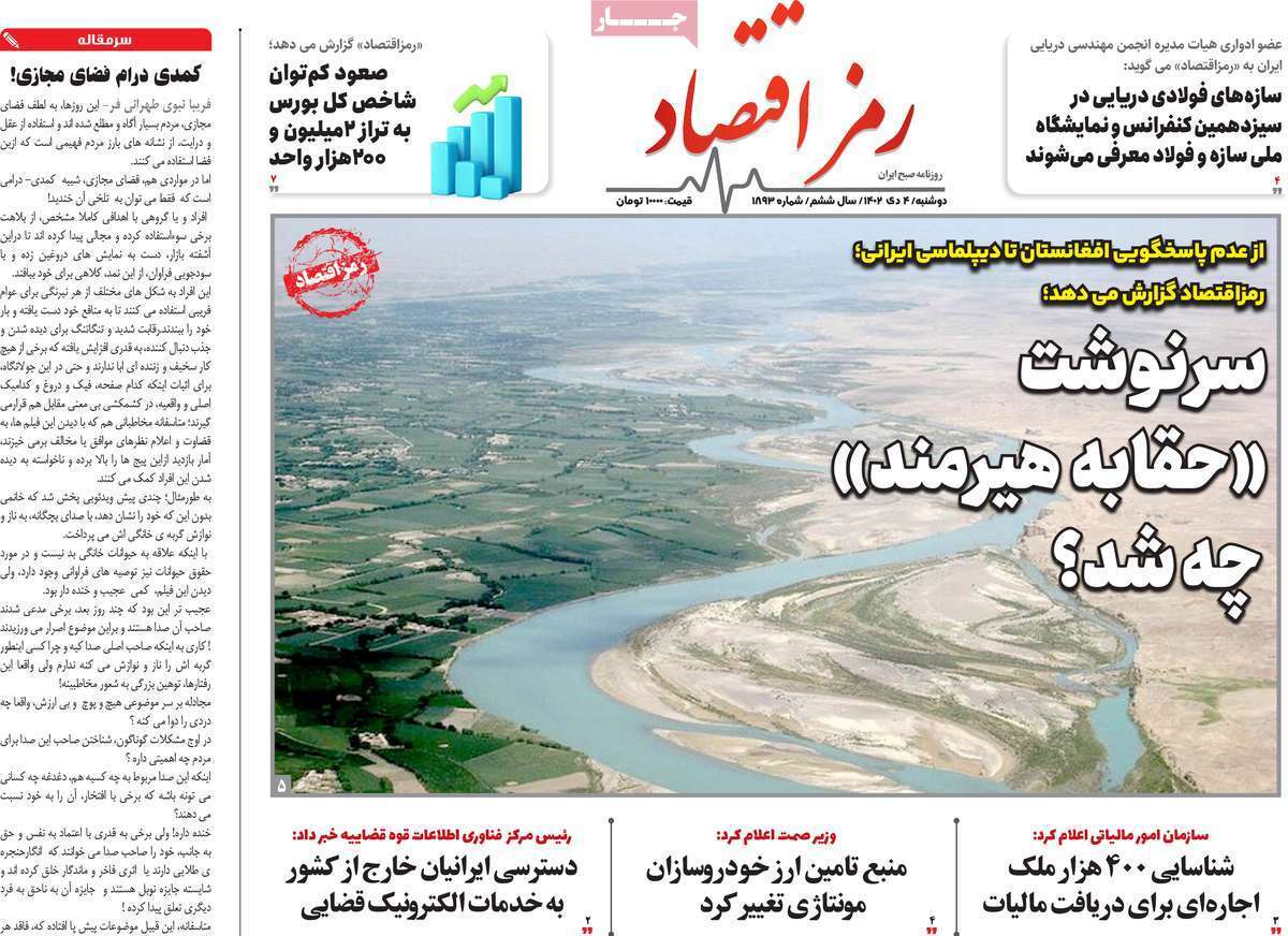 مروری بر سرتیتر روزنامه‌های کشور و مهم‌ترین تیترهای اقتصادی؛ امروز ۴ دی ۱۴۰۲