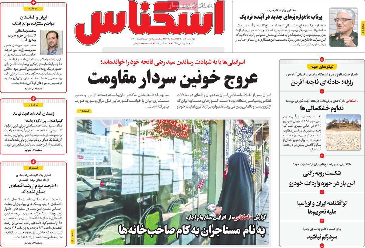مروری بر سرتیتر روزنامه‌های کشور و مهم‌ترین تیترهای اقتصادی؛ امروز ۶ دی ۱۴۰۲