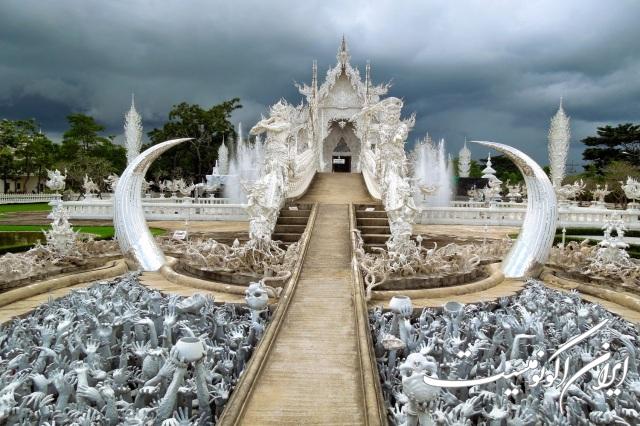 دانلود عکس/ معبد مرگ سفید تایلند دانلود عکس/ معبد مرگ سفید تایلند