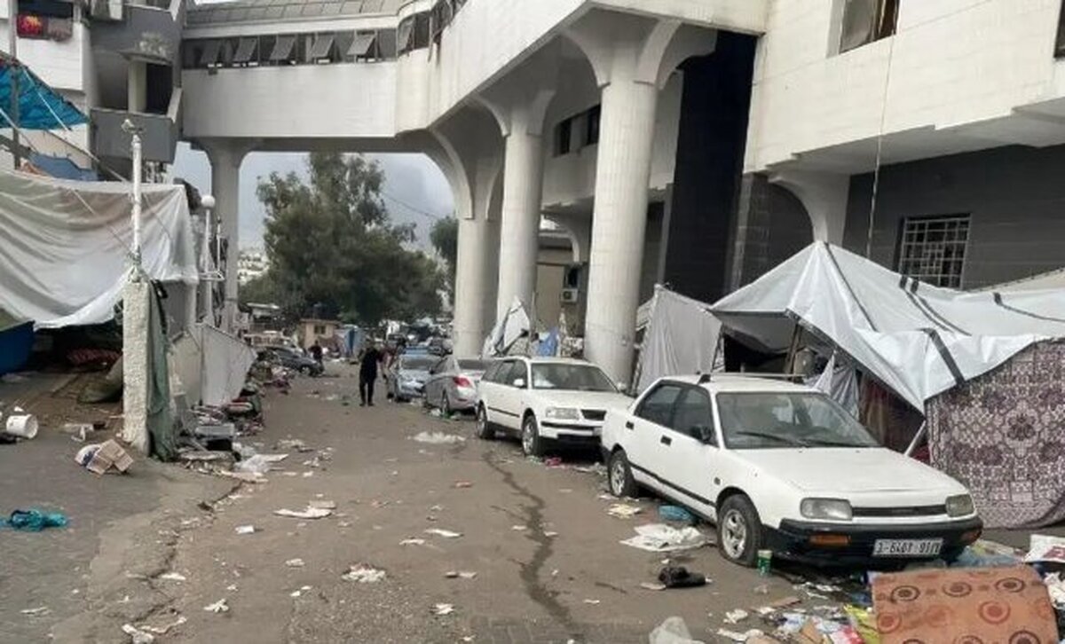 بازداشت ۱۰۰ فلسطینی از بیمارستان ناصر در جنوب غزه