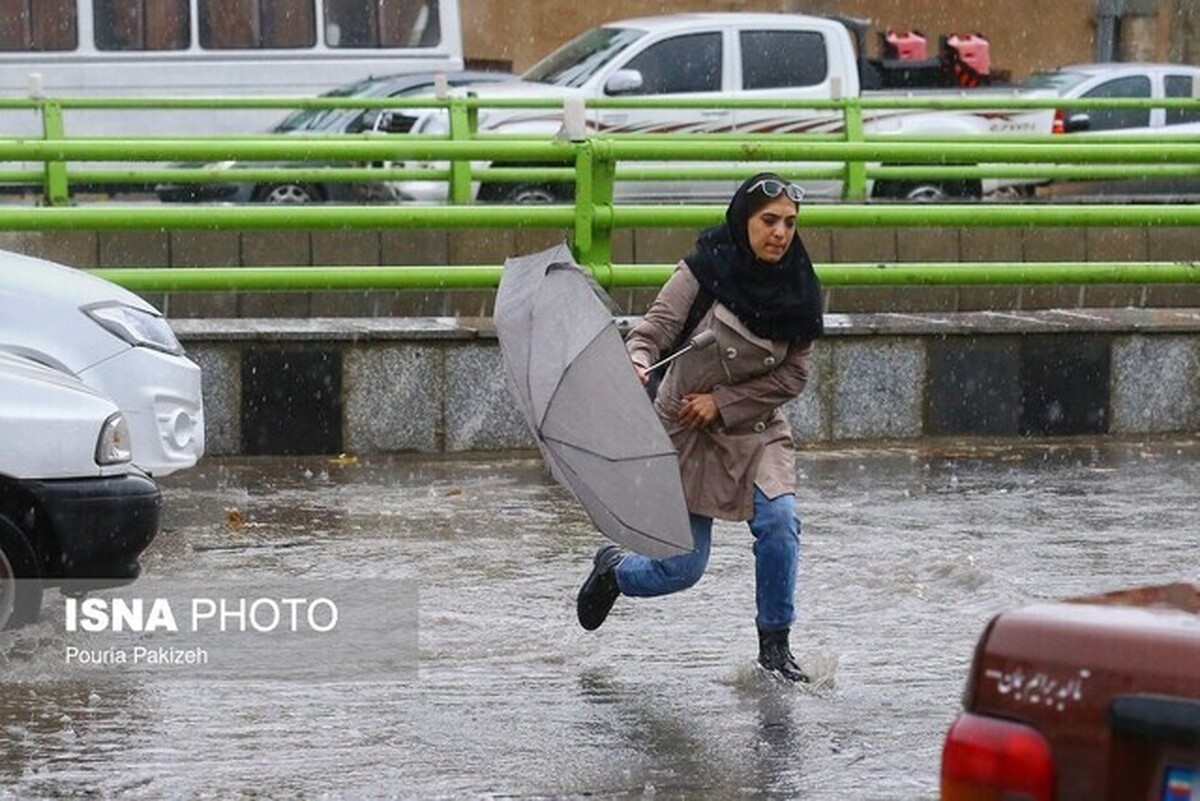 هشدار قرمز نسبت به تشدید باران در ۵ استان