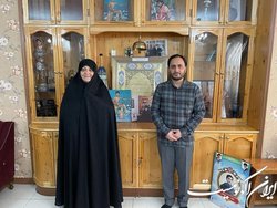 حضور سخنگوی دولت در منزل شهیدان طوقانی