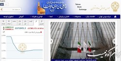 کاهش 17 هزار و 381 واحدی شاخص بورس تهران
