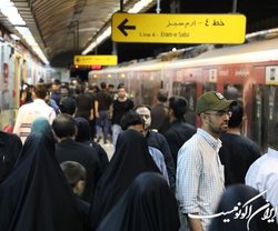 سفر بیش از ۵۲ هزار نفر صبح امروز با مترو