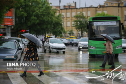 رگبار و احتمال آبگرفتگی معابر در ۵ استان