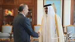 دیدار امیرعبداللهیان با امیر قطر