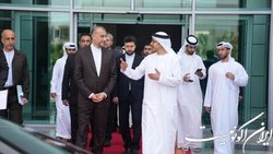 دیدار امیرعبداللهیان با شیخ عبدالله بن زاید