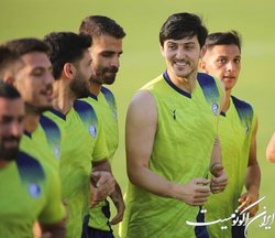 سردار آزمون با استقلال تمرین کرد