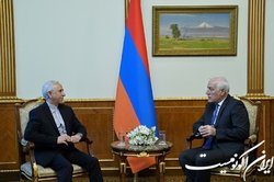 دیدار سفیر کشورمان در ایروان با رئیس‌جمهور ارمنستان