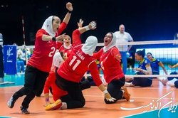 برتری تیم والیبال نشسته بانوان ایران برابر هند در قهرمانی آسیا