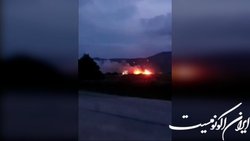 آتش سوزی در یک پایگاه نظامی ارتش روسیه در شبه جزیره کریمه