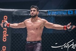 طوفان محمدسیفی در MMA با ناک اوت در  یک دقیقه و ۳۷ ثانیه+ فیلم