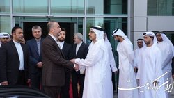 تاکید وزیران خارجه ایران و امارات بر تقویت روابط دو جانبه