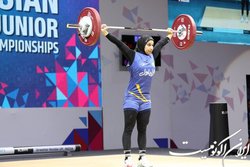 ۴ مدال دختران نوجوان و جوان ایران در وزنه‌برداری قهرمانی آسیا