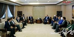 دیدار هیات پارلمانی ایران با وزیرخارجه سوریه در دمشق