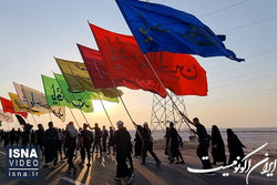 کاروان پیاده عشاق‌الحسین به آبادان رسید