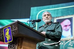 سردار قاآنی: سپاه با قدرت در همه امور پیش می رود