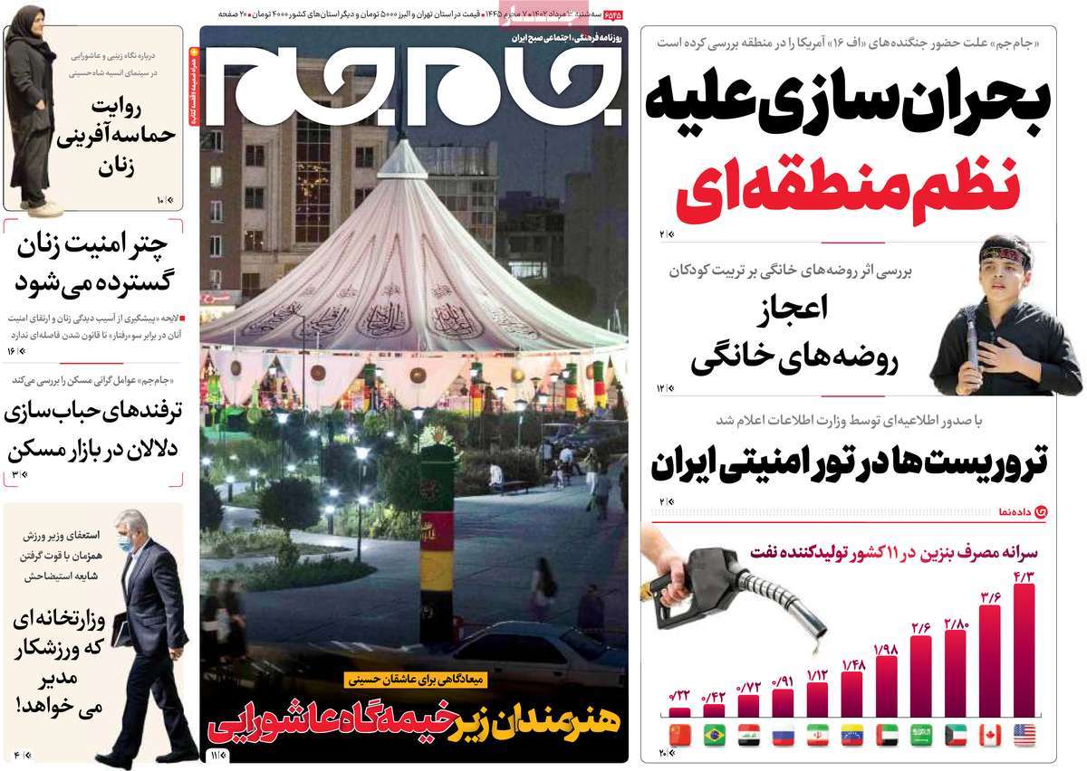 مروری بر سرتیتر روزنامه های کشور؛ امروز ۳ مرداد ۱۴۰۲