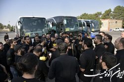 بدرقه کاروان زیارتی اربعین دانشگاه هنر