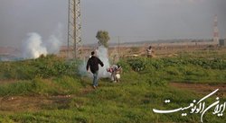 تیراندازی نیروهای رژیم صهیونیستی به اراضی فلسطینی‌ها در جنوب غزه