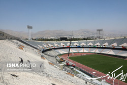 نصب‌ سکوهای بدون صندلی در آزادی تا بازی با النصر!