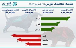 بورس دیگر رمقی برای صعود ندارد  شاخص کل بازهم افت کرد