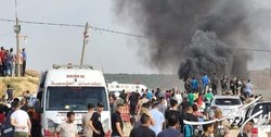 انفجار در شرق غزه