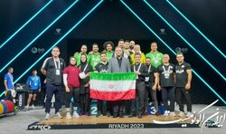 تیم وزنه‌برداری ایران سوم جهان شد
