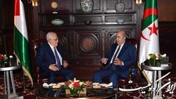 تقدیر محمود عباس از موضع حمایتی همیشگی الجزایر در قبال مساله فلسطین