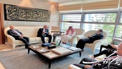 هیئت فلسطینی در امان با دیپلمات آمریکایی و سفیر عربستان دیدار کرد