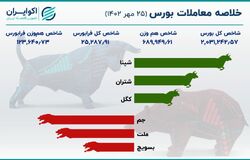 تداوم رشد بورس با صدرنشینی پالایشی ها