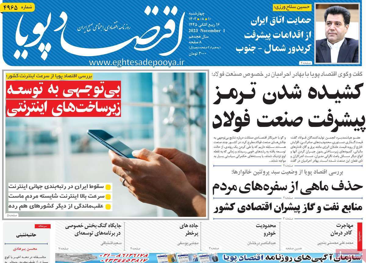 مروری بر سرتیتر روزنامه های کشور و مهمترین تیترهای اقتصادی؛ امروز 10  آبان 1402