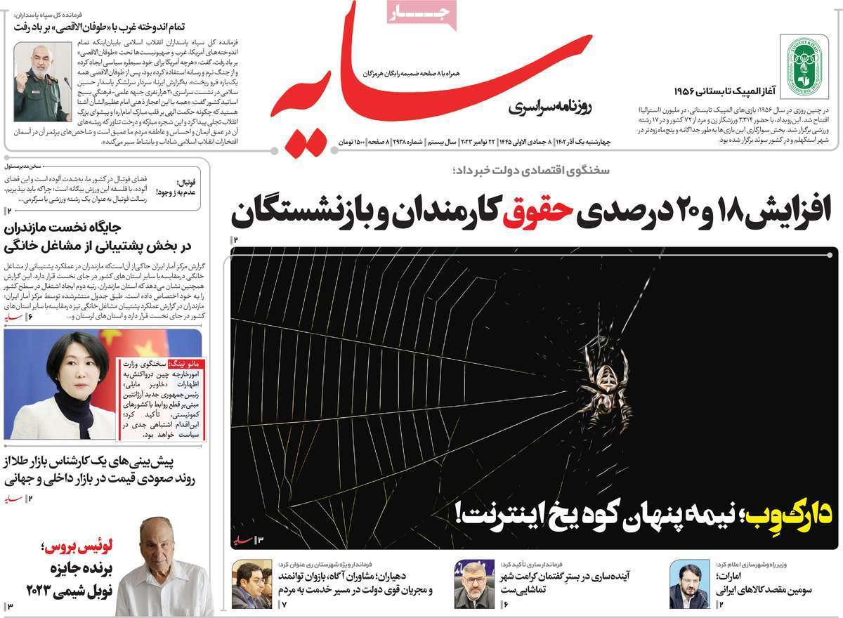 مروری بر سرتیتر روزنامه‌های کشور و مهم‌ترین تیترهای اقتصادی؛ امروز ۱ آذر ۱۴۰۲