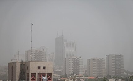 افزایش آلودگی هوا و بارش پراکنده در شمال کشور