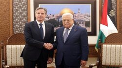 عباس پرونده مستندات جنایات اشغالگران صهیونیست را به بلینکن داد