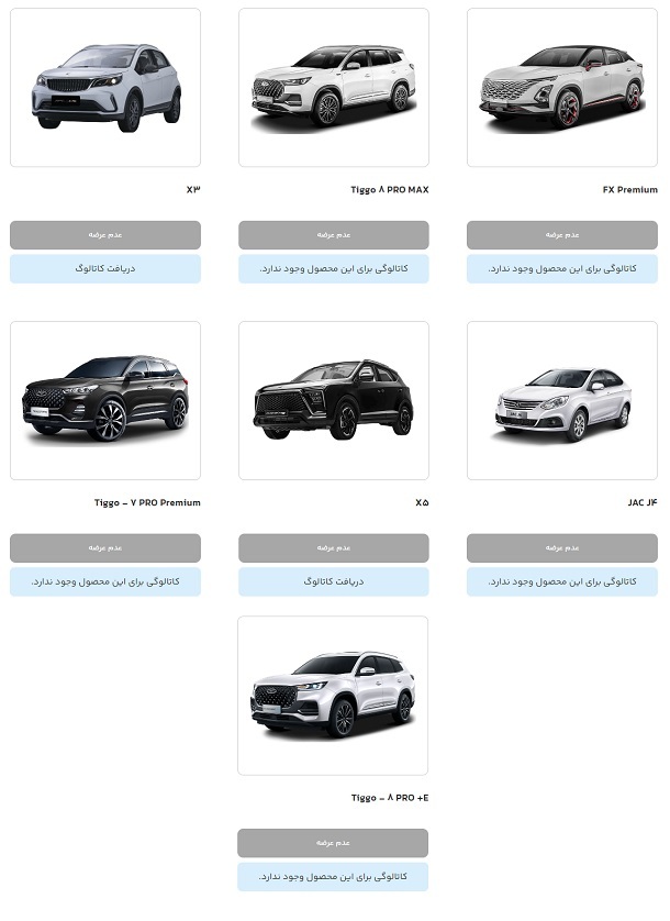 فروش 7 خودرو در سامانه یکپارچه خودروهای داخلی