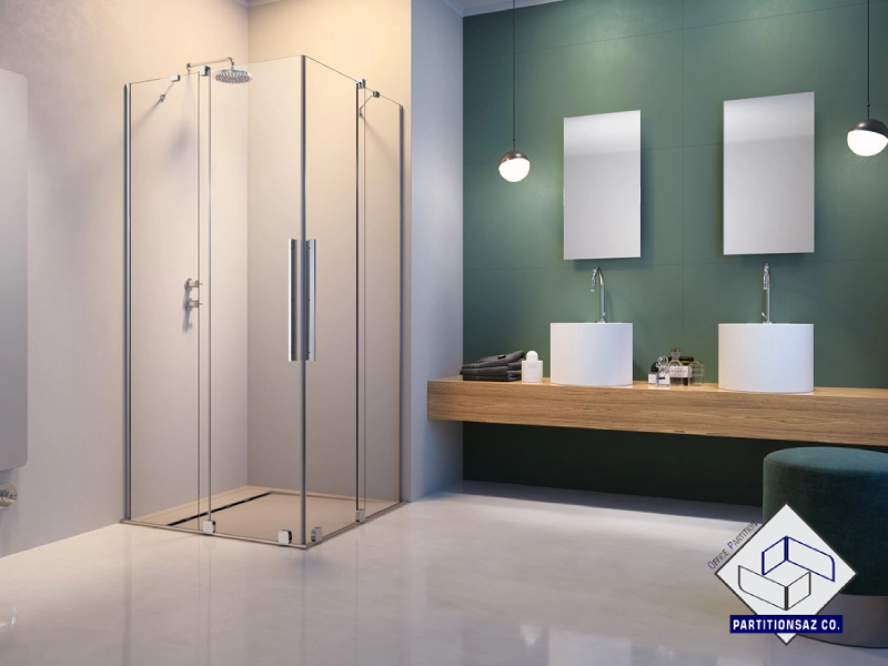 راهنمای کامل انتخاب پارتیشن دوش برای حمام‌های کوچک