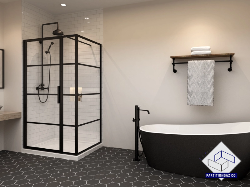 راهنمای کامل انتخاب پارتیشن دوش برای حمام‌های کوچک