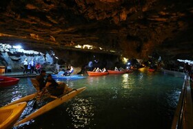 غار آبی علیصدر، میزبان گردشگران - استان همدان