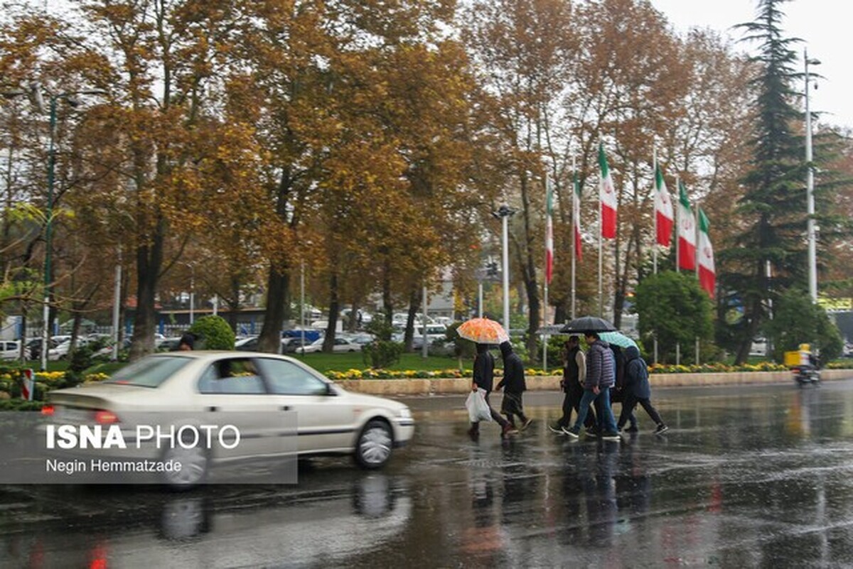 تداوم رگبار پراکنده در تهران تا چهارشنبه