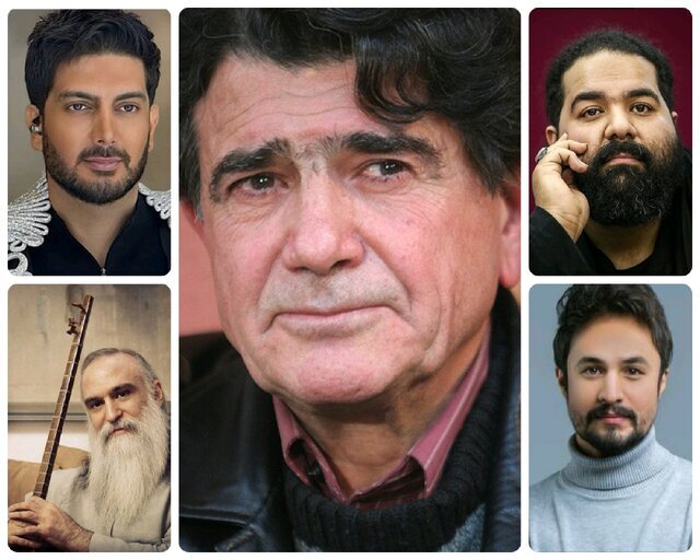 از محمدرضا شجریان تا فرزاد فرزین